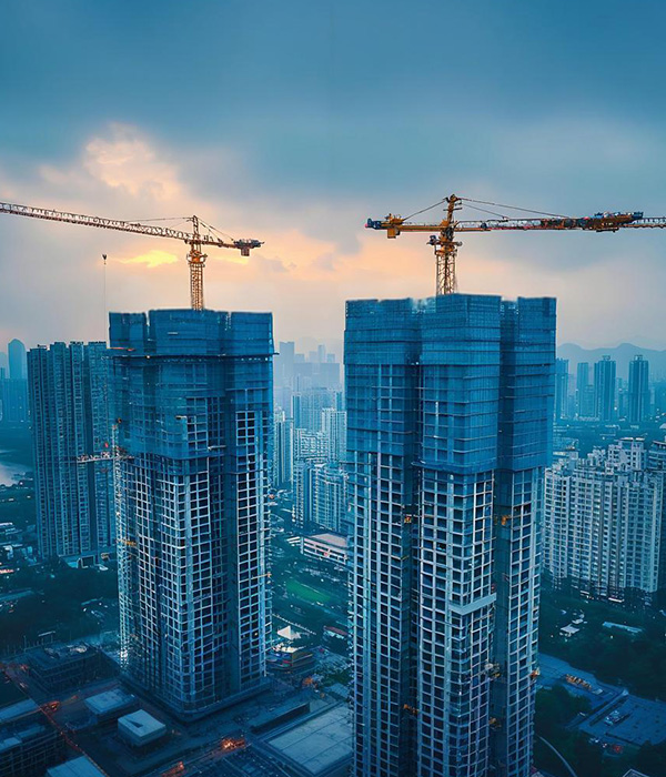 Soluções de suporte de tubos da indústria de construção para arranha-céus